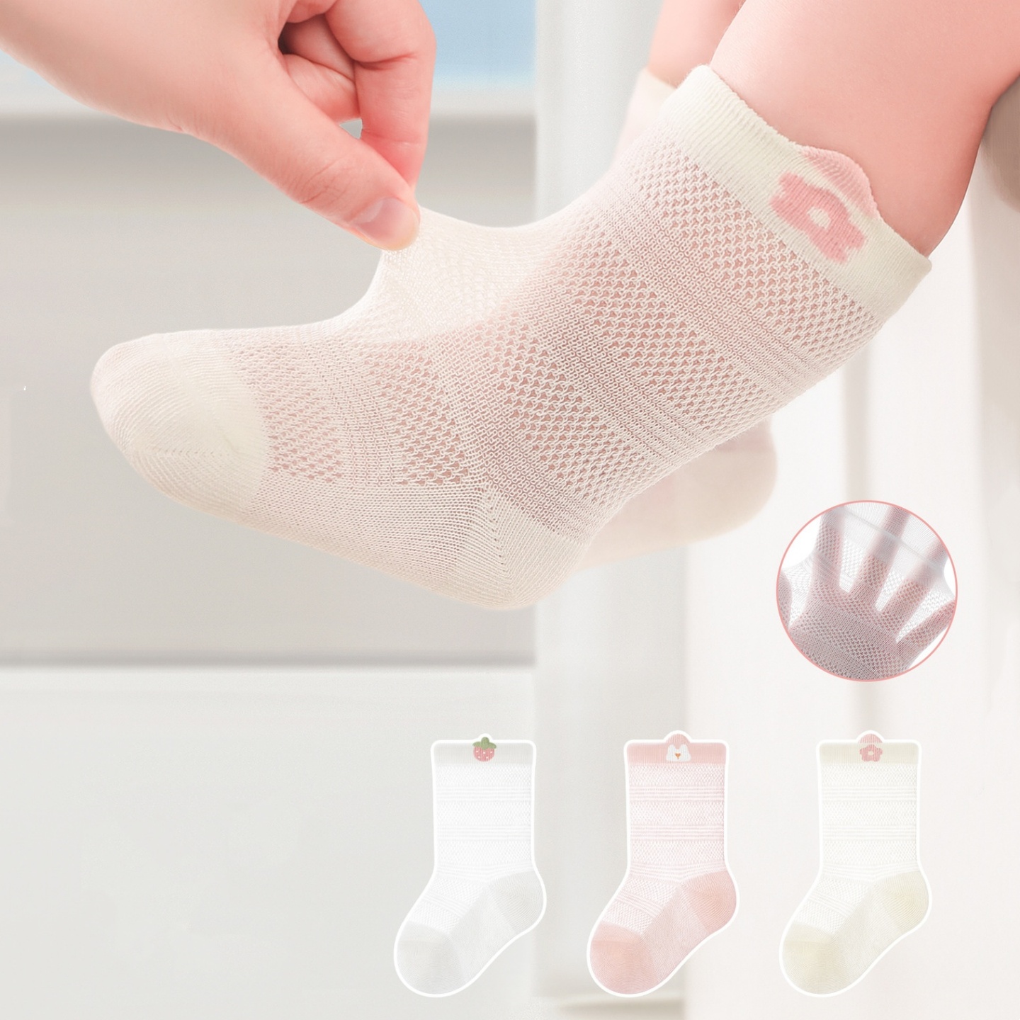 3 par/lote de calcetines para  - Summer Clothing Baby Girl reseña y precio